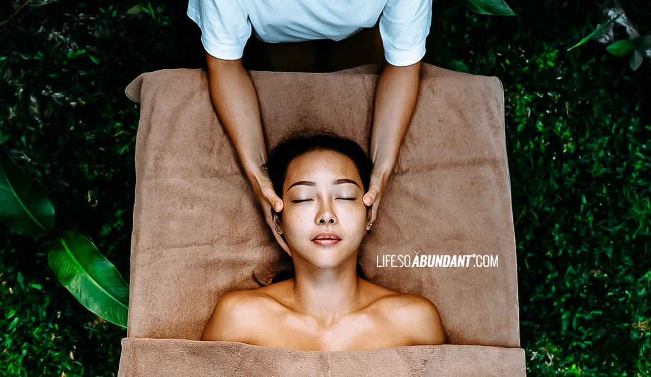 Woman Relax Reflect Recharge During Massage Therapy - Life So Abundant®